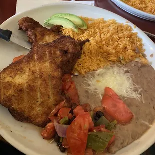 I got the chicken milanesa