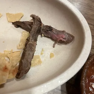 Rare red meat I asked for extra well done