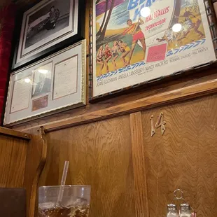 Some of the restaurant decor