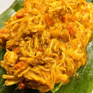 Oaxaca style tamale with Pueblo, Colorado  super Yummy