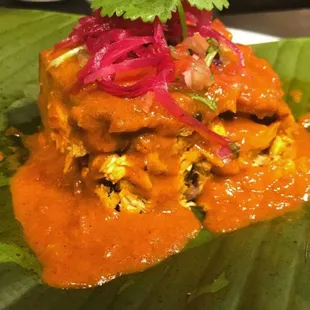 Cochinita pibil Tamale
