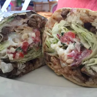 Ground Beef Burrito: It's as big as the picture implies!