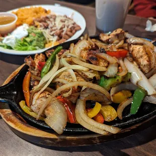 Chicken fajitas