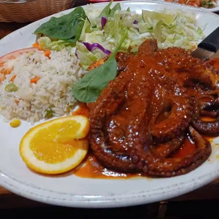 Pulpo ala diabla