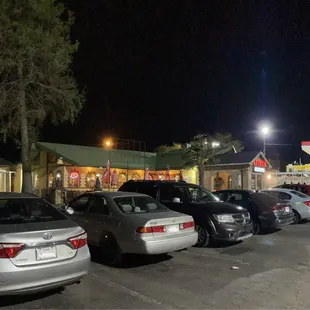 Outside