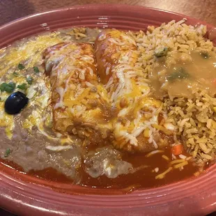 Cheese enchiladas
