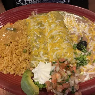 Chicken enchiladas