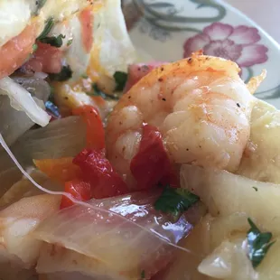 Big shrimp! Quesadilla