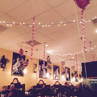 Nicely decorated for Valentine's Day! Great service and hot food on the table within 14 minutes. Well done.