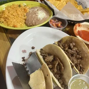 Steak tacos