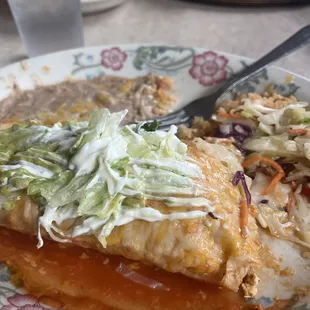 14. Chorizo Burrito Combo Lunch