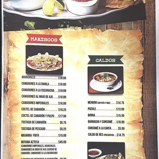 Menu 2022-2023