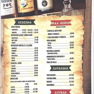 Menu 2022-2023