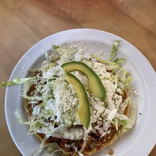 Sopes de pollo really good!
