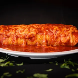 Wet Burrito (Green salsa also available)