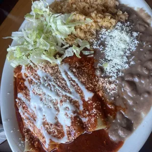 Cheese Enchiladas Combo