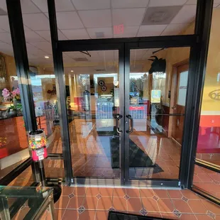 The airlock at the front door.