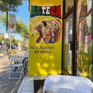 The outside of the restaurant