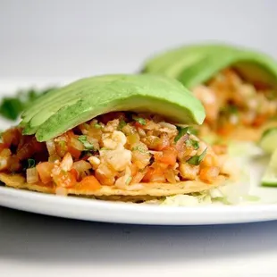 Ceviche tostadas