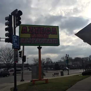 Across the street from Sunrise Foods