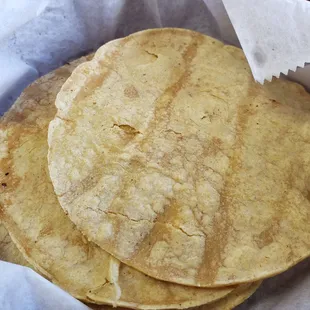 Authentic corn tortillas!