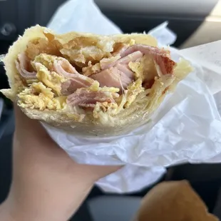 Ham burrito