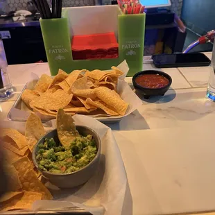 Guac and salsa