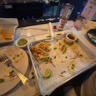 What's left of all the tacos on the menu lol