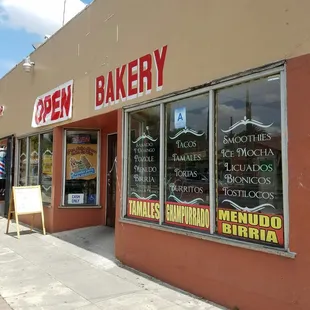 the outside of the building