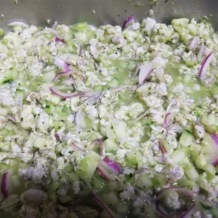 Ordered a tray of agua chile for my party....