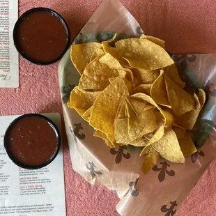 Chips salsa