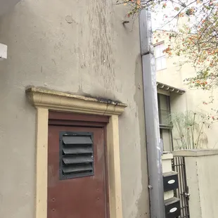 outside
