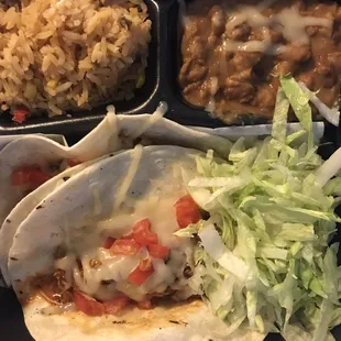 Chicken ranchero tacos!