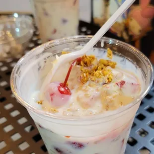 Strawberries and cream