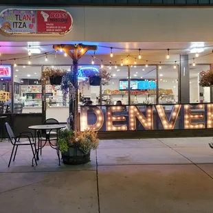 A nice space to enjoy treats