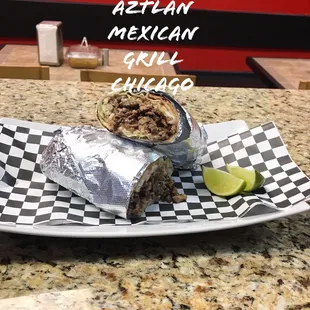 Asada burrito