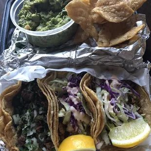 Best authentic Tacos!! Really tasty guacamole with home made chips! Strong flavors of fresh ingredients, steak taco and fish tacos !