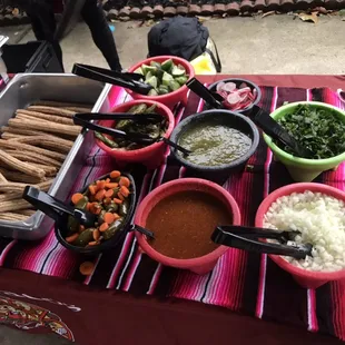 Churros and the fixings