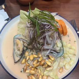 Cebiche Mixto. Azu Peruvian Restaurant