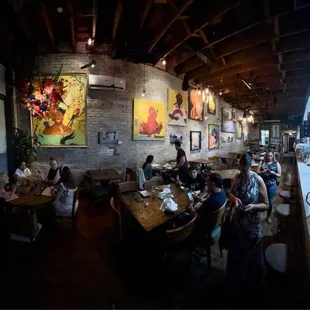 Dining room view from front of restaurant