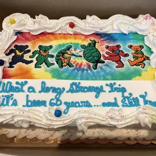 a birthday cake in a box