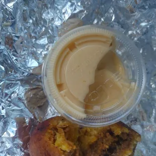 WOW!! Stuffed plantains balls