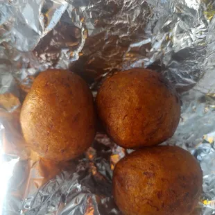 WOW!! Stuffed plantains balls