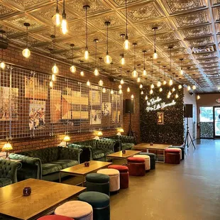 the interior of the restaurant