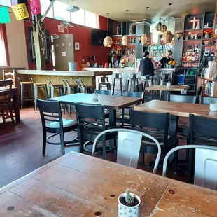 Interior seating area
