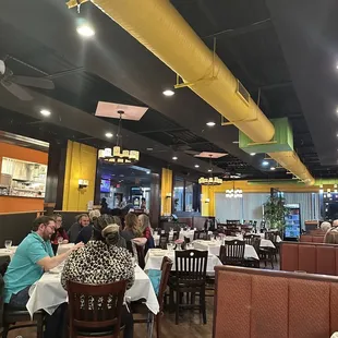 Inside - only half of the seating