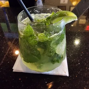 Mojito, fresh and lightly sweet