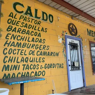 Outdoor seating, and may i add that they also have a drive thru