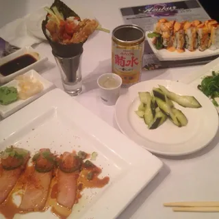72. Salmon Skin Hand Roll