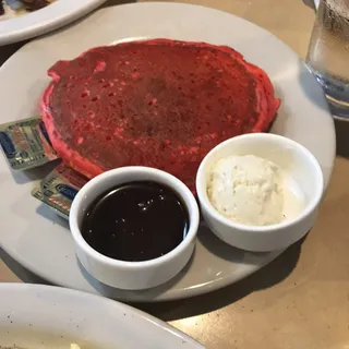 Red Velvet Pancakes